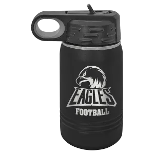 12oz Black Water Bottles