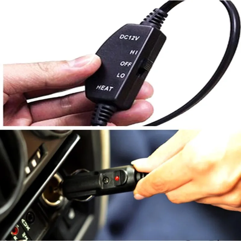 145*100cm Winter Heated 12V Car Electrical Blanket New Lattice Energy Saving Warmth Car Heating Blanket Constant Heat