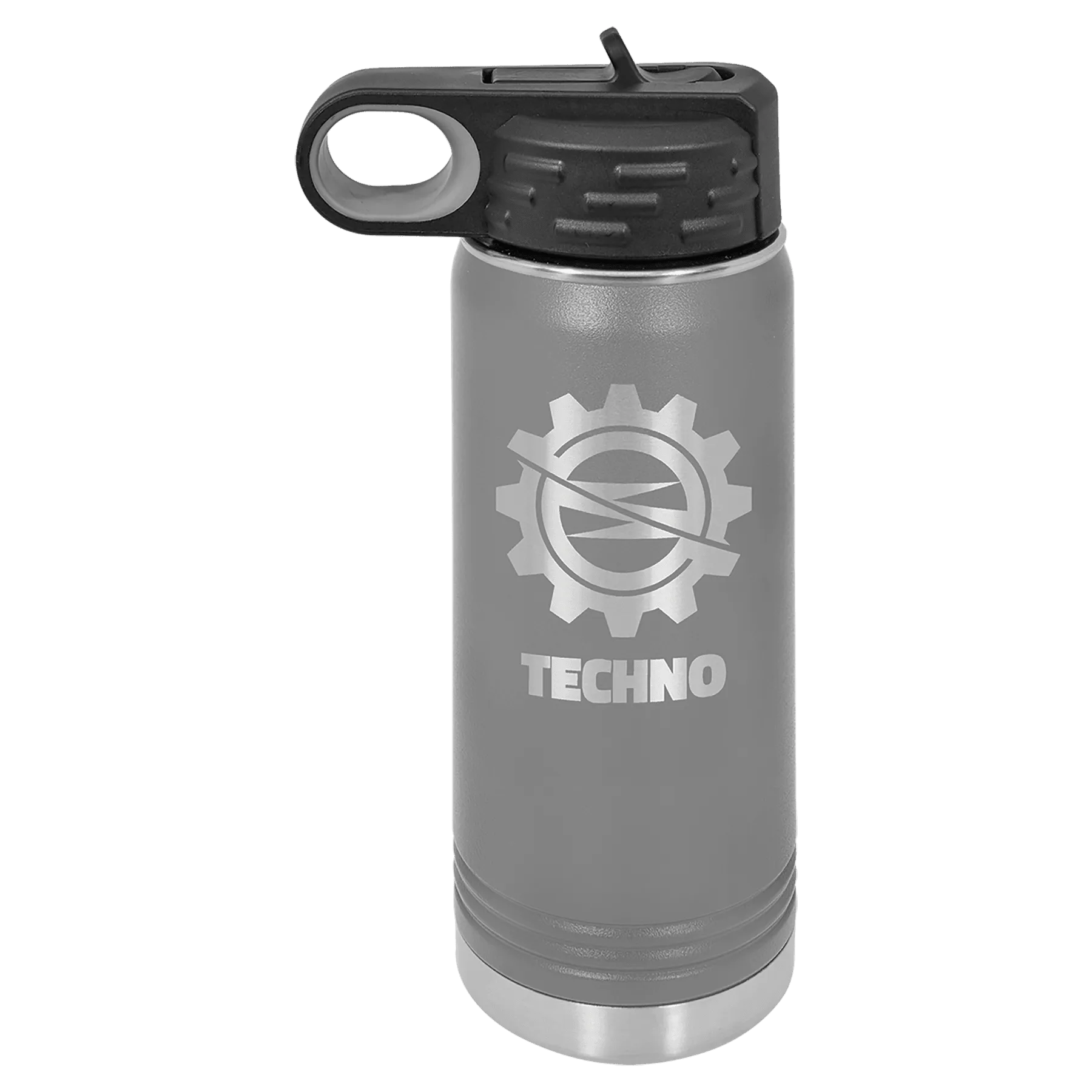 20oz Dark Gray Water Bottles
