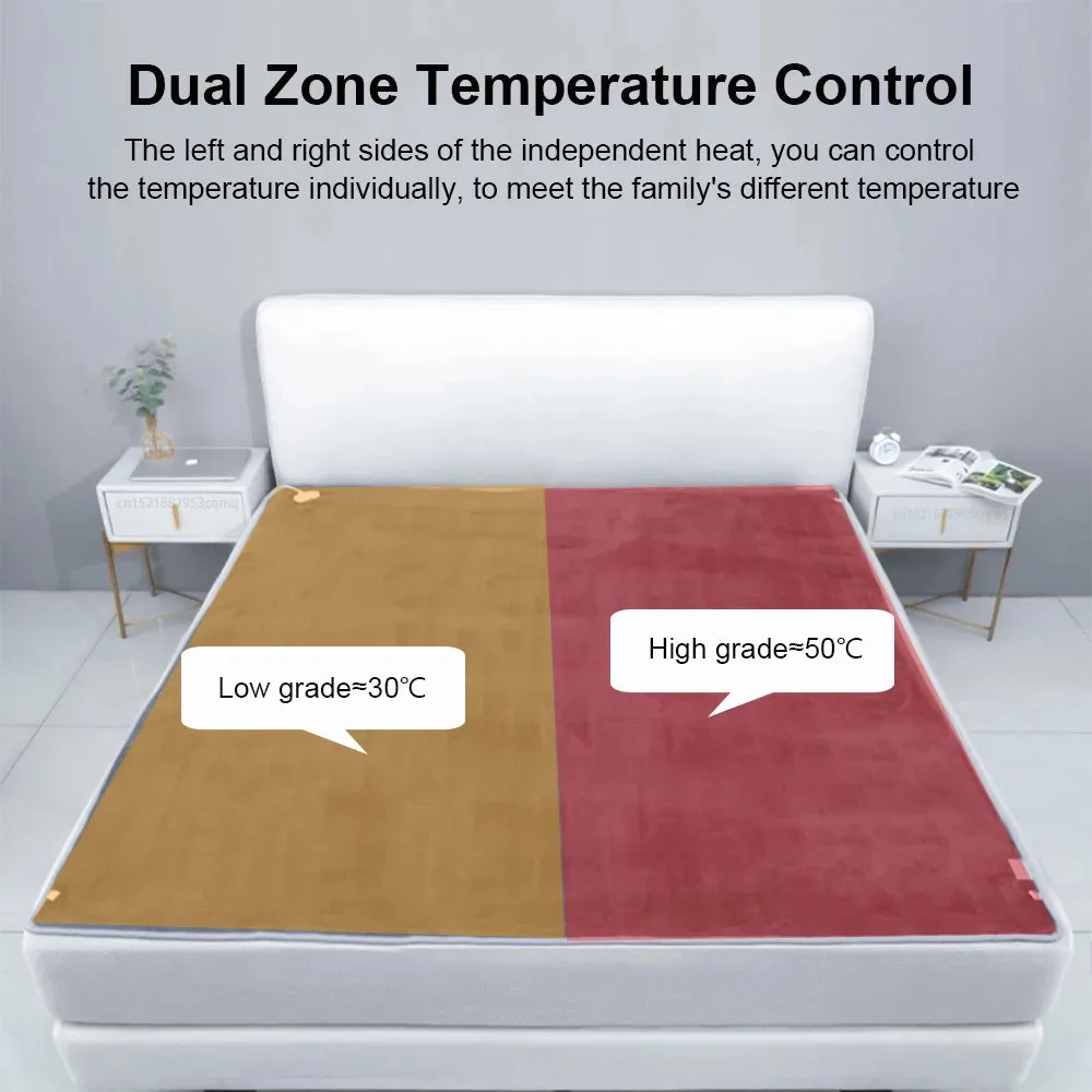 220V Electric Heating Blanket – Thicker Automatic Thermostat Body Warmer Thermal Mattress