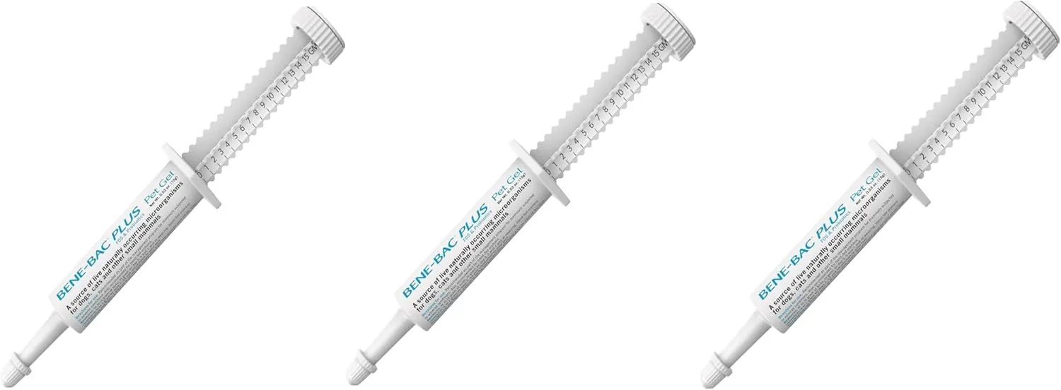 (3 Pack probiotique Pet Gel 15g Chaque X 3 Seringues