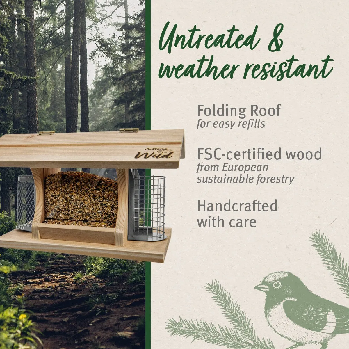 AniForte®Wildlife - Bird Feeding House   200 g Feed