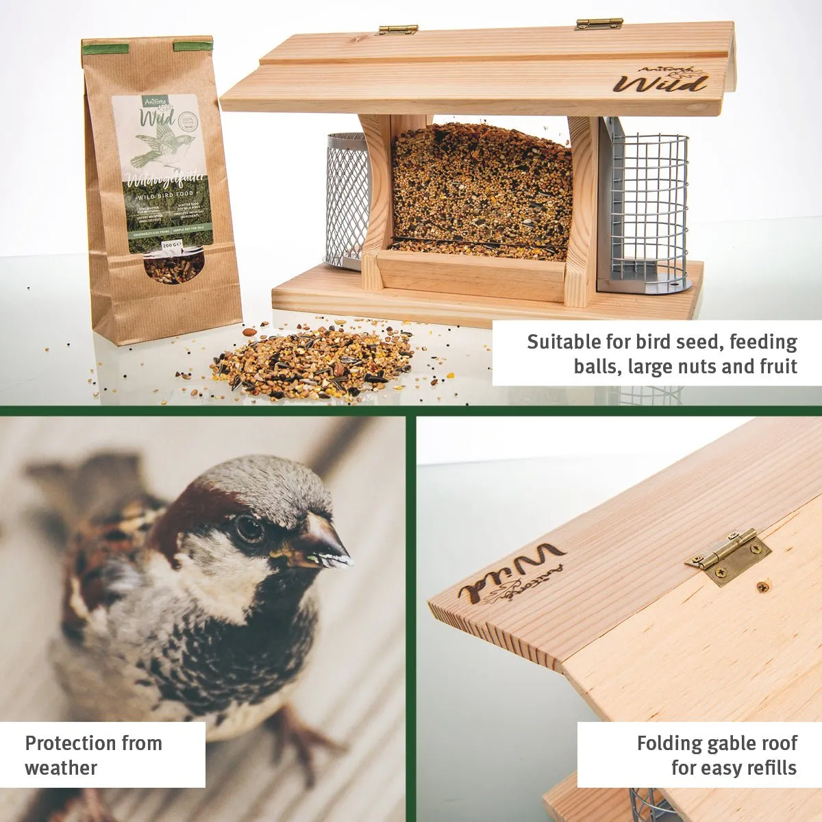 AniForte®Wildlife - Bird Feeding House   200 g Feed