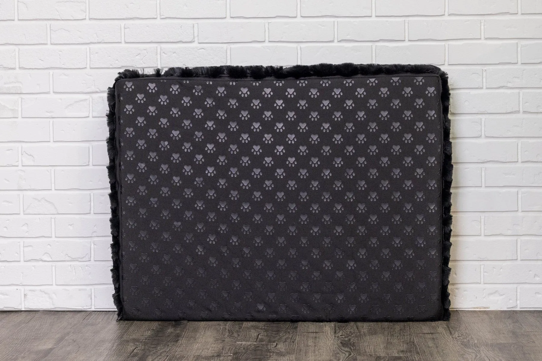 Black Crinkle Pet Bed COVER ONLY
