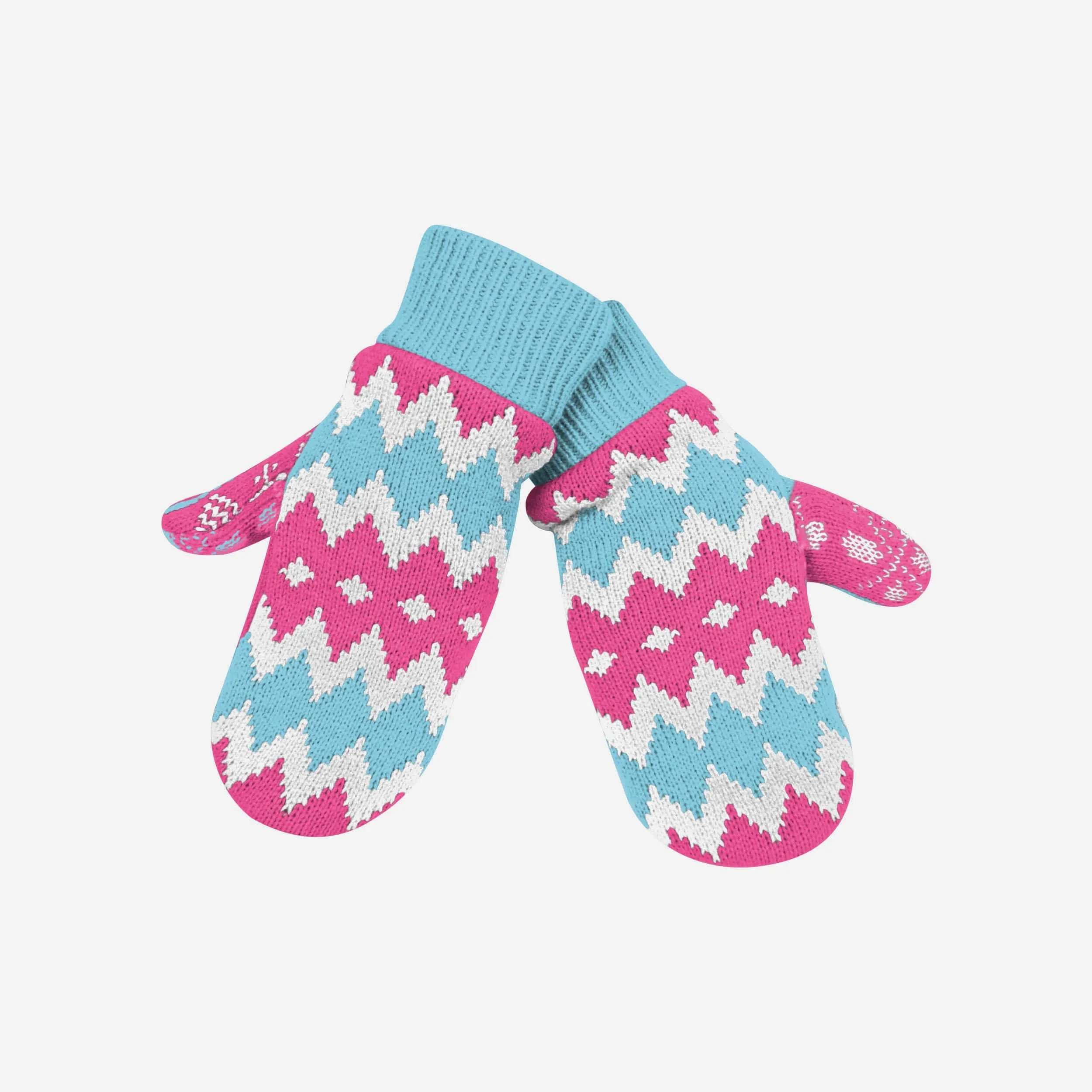 Blue & Pink Mittens