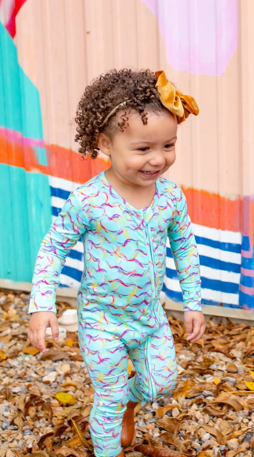 Bubbling Love 2.0 Zip Convertible Footie