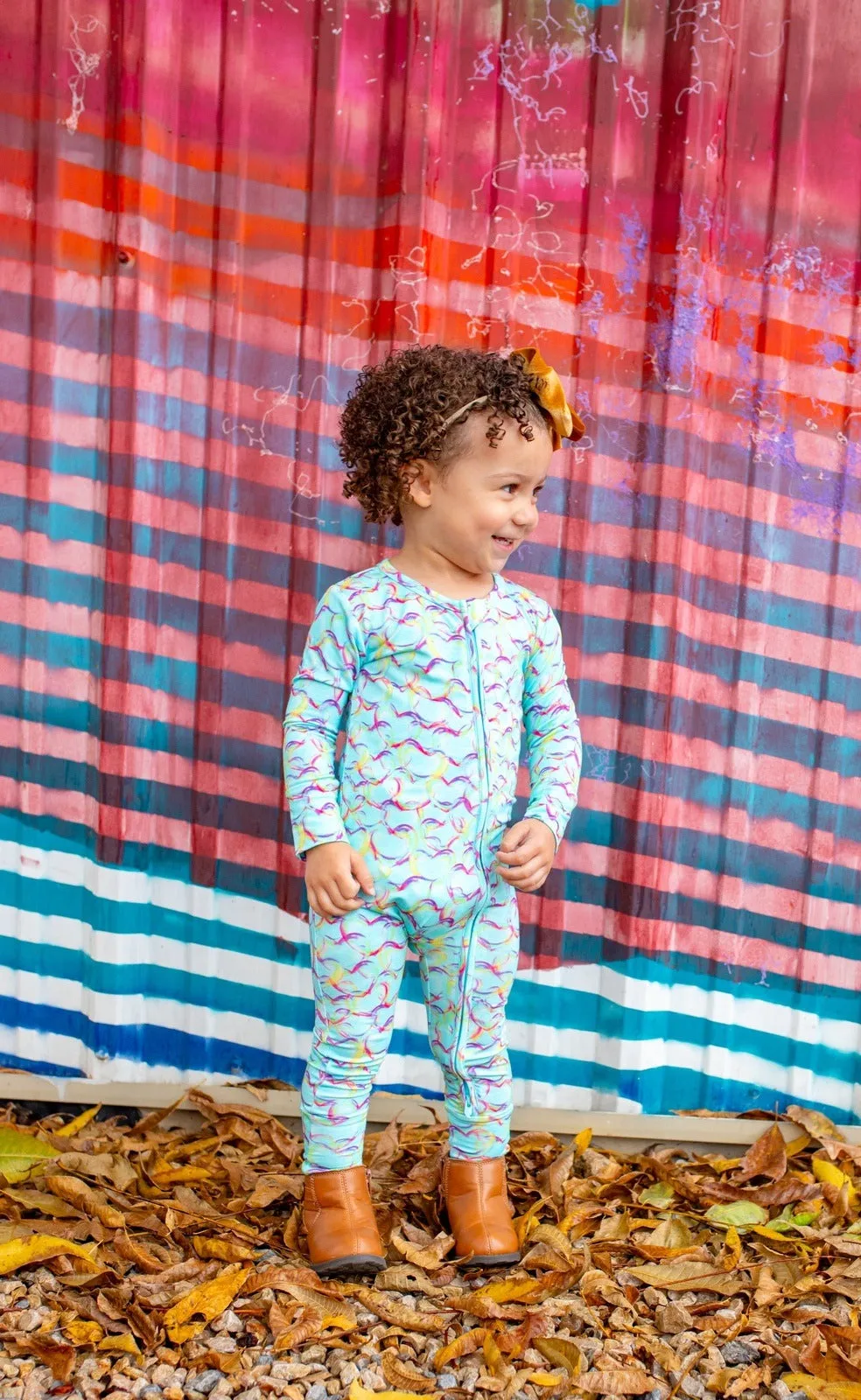 Bubbling Love 2.0 Zip Convertible Footie