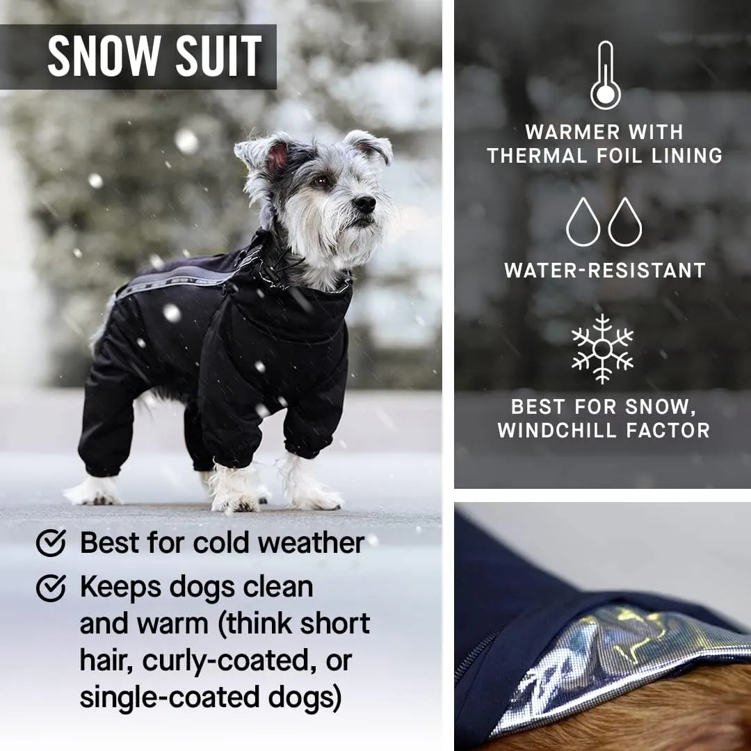 Canada Pooch Snowsuit - Black - Size 28 (27-29" Back Length)
