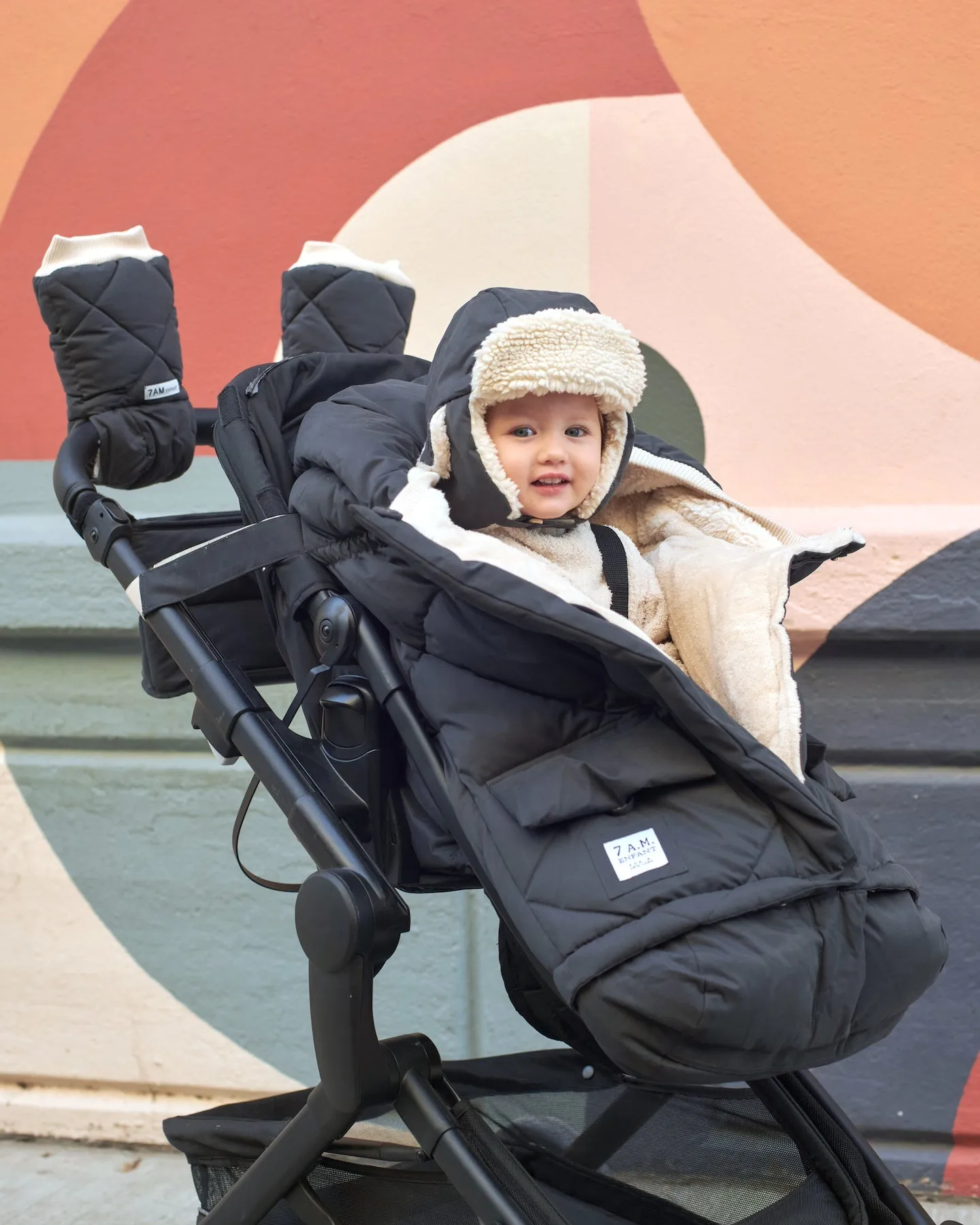 Chapka Set - Benji Sherpa | Hat & Mittens