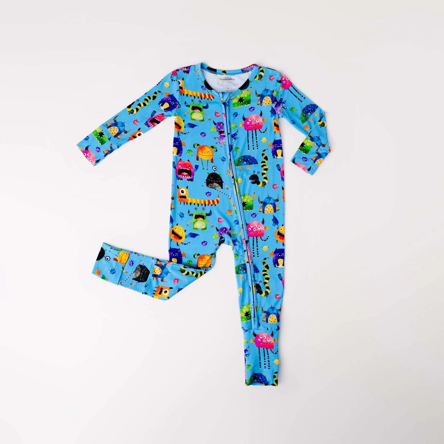 Cole's Spooky Monsters 2022 Zip Convertible Footie