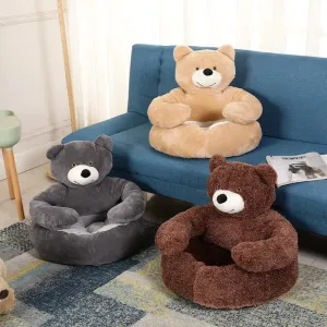 Cozy Bear Hug Pet Bed