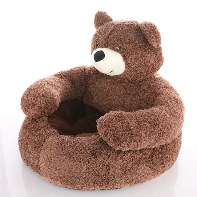 Cozy Bear Hug Pet Bed