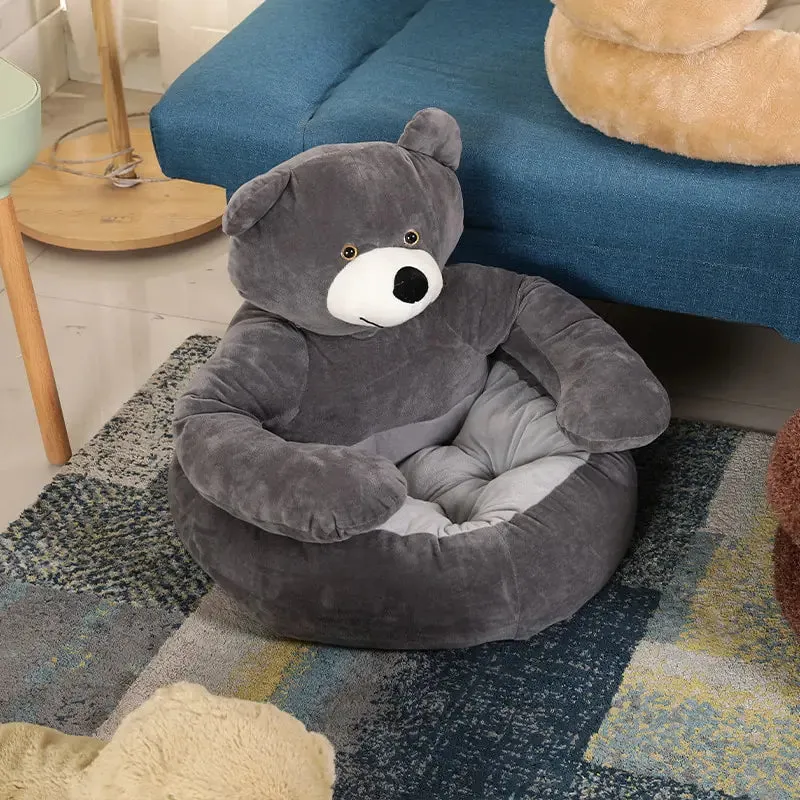 Cozy Bear Hug Pet Bed