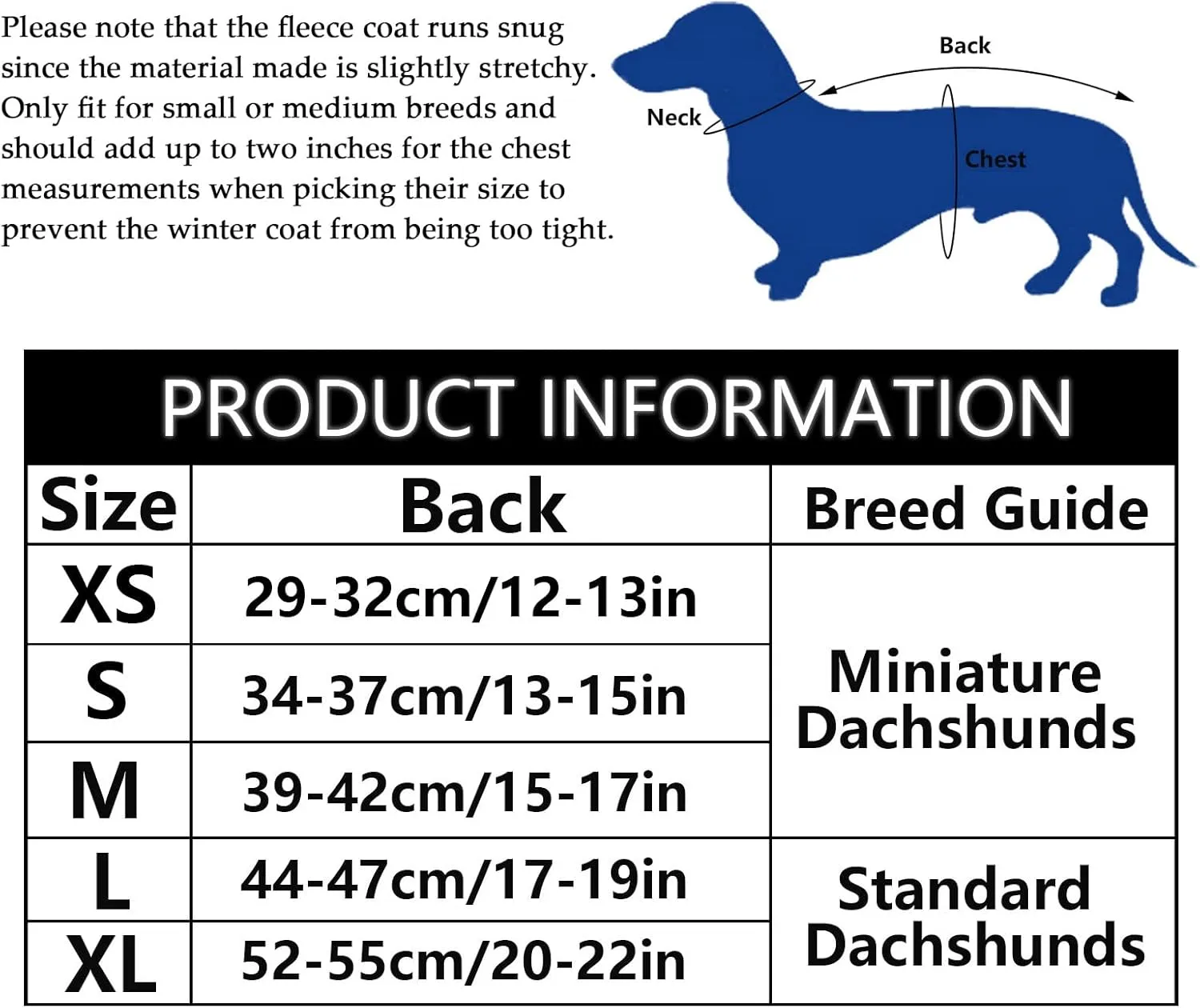Dachshund Coats Waterproof Suitable for Dachshunds Sausage Weiner Dog Winter Coat Padded Fleece Puppy Snowsuit with Adjustable Bands Reflective Stripe - Plaid Pink - M
