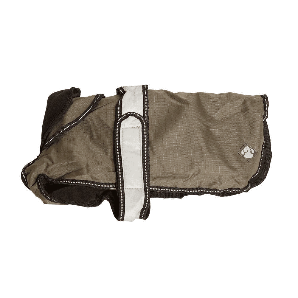 Danish Design - 2 In 1 Dog Coat - Khaki - 30cm (12")