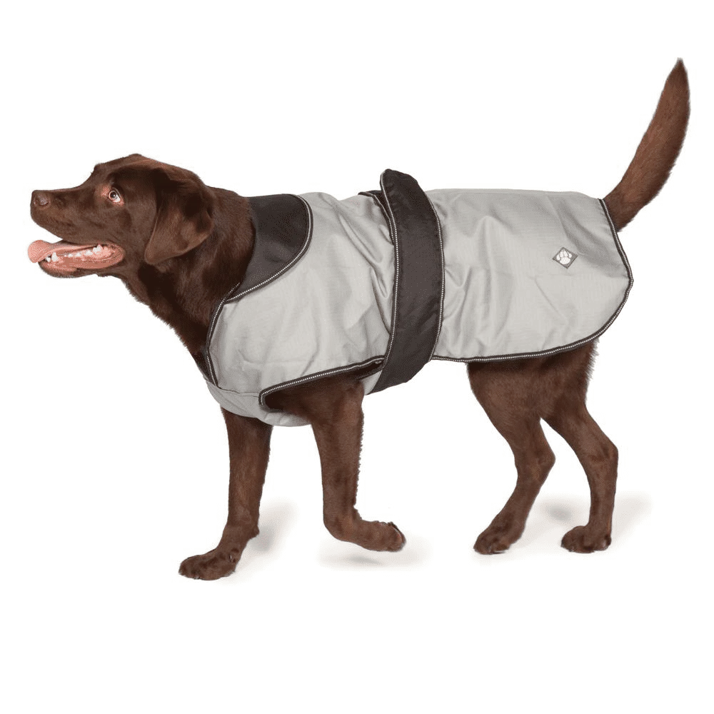 Danish Design - 2 In 1 Dog Coat - Khaki - 30cm (12")