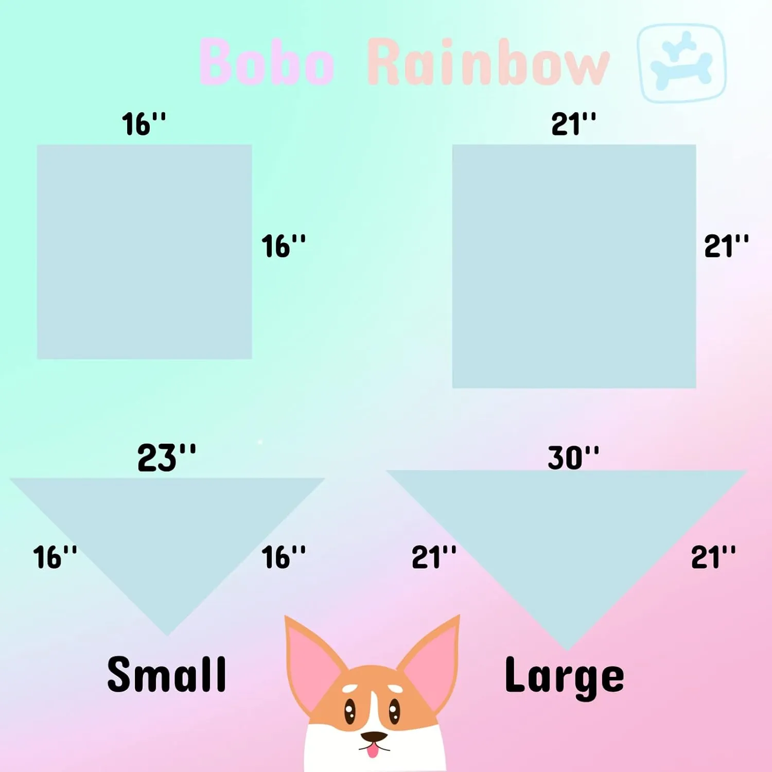 Dog Bandana - 1PC Dinosaurs Print Pet Bandanas Summer Puppy Bandana Bibs Scarf Square Soft Dog Kerchief Pet Bandanas for Small Medium Large Dogs