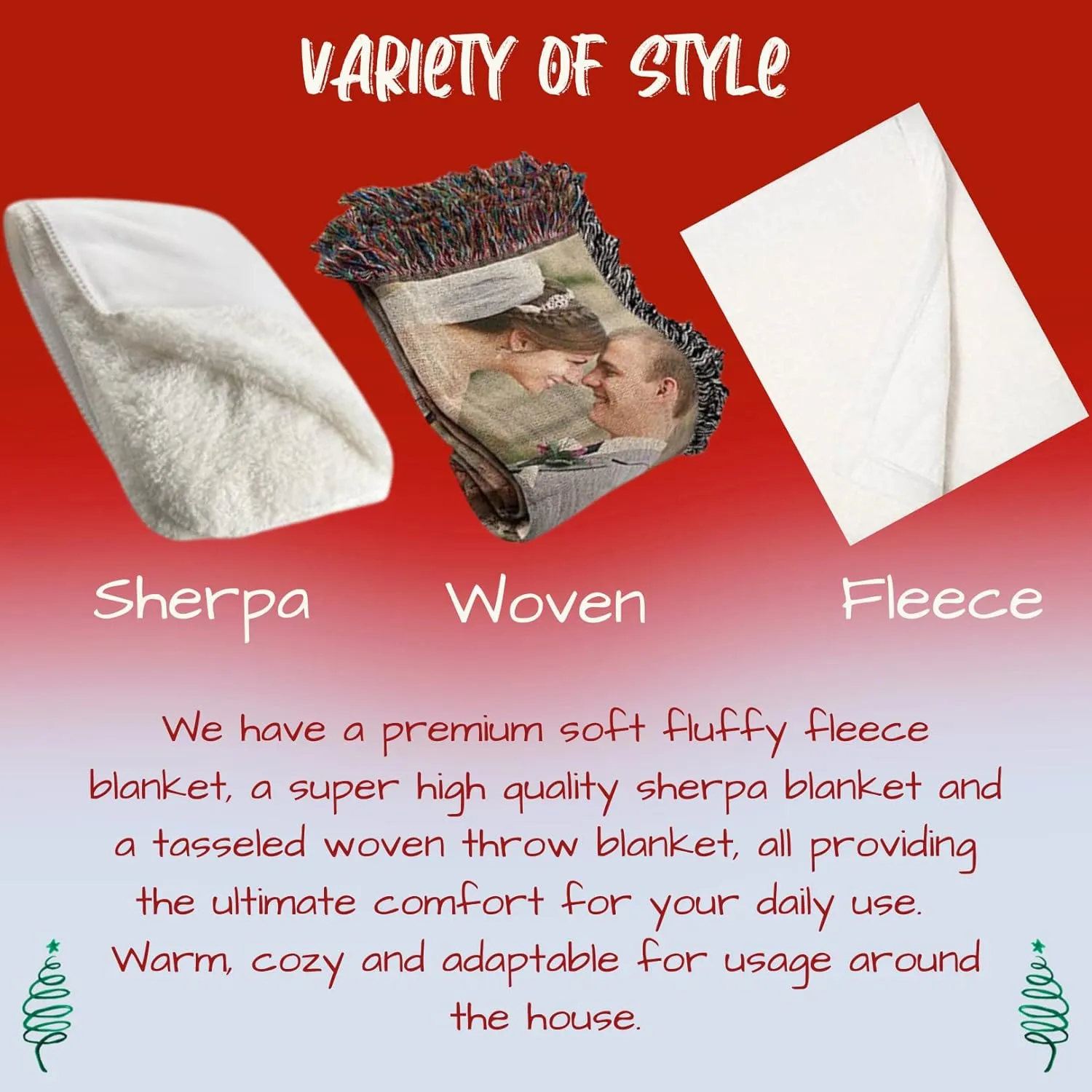 Doggie of the Day Boxer Dogs Blanket - Love is Being Owned Christmas - Super Soft & Warm Pet Theme for Sofa or Bed, Warm Fleece, Sherpa or Woven Material, BLNKT49836 (50x60 Woven)