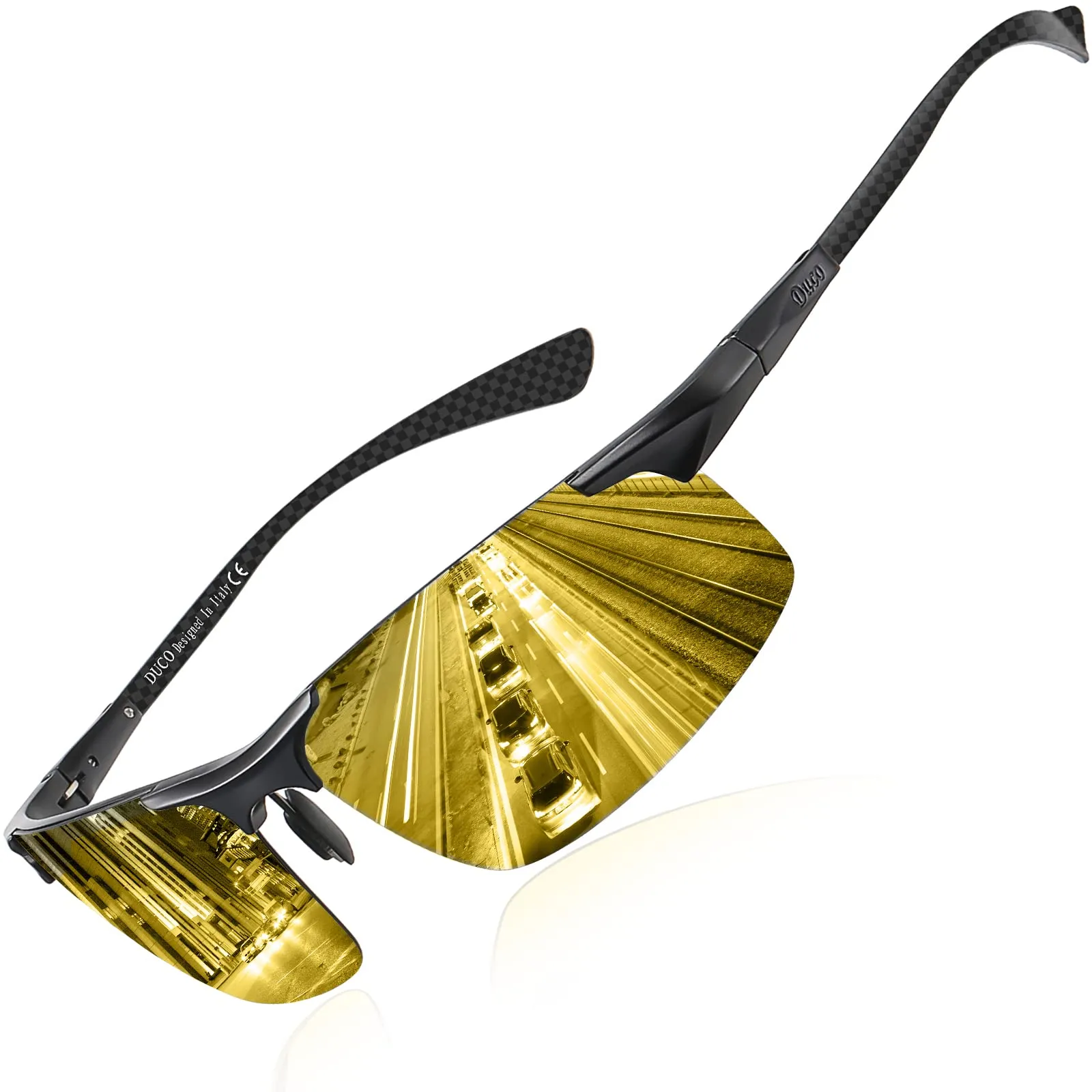 DUCO Men's Sports Polarized Driving Sunglasses for Men DC8277