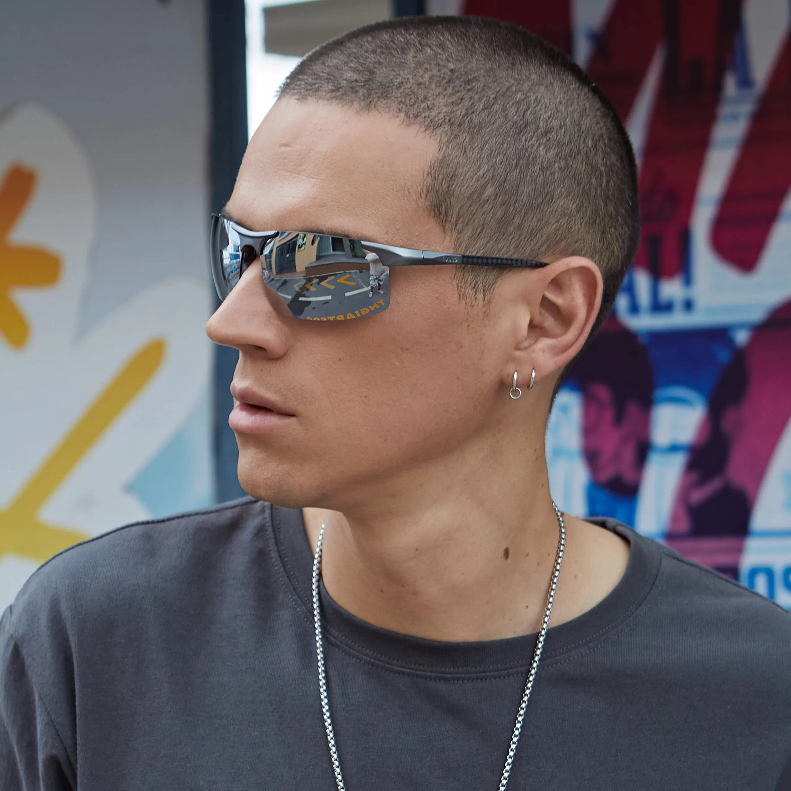 DUCO Men's Sports Polarized Driving Sunglasses for Men DC8277
