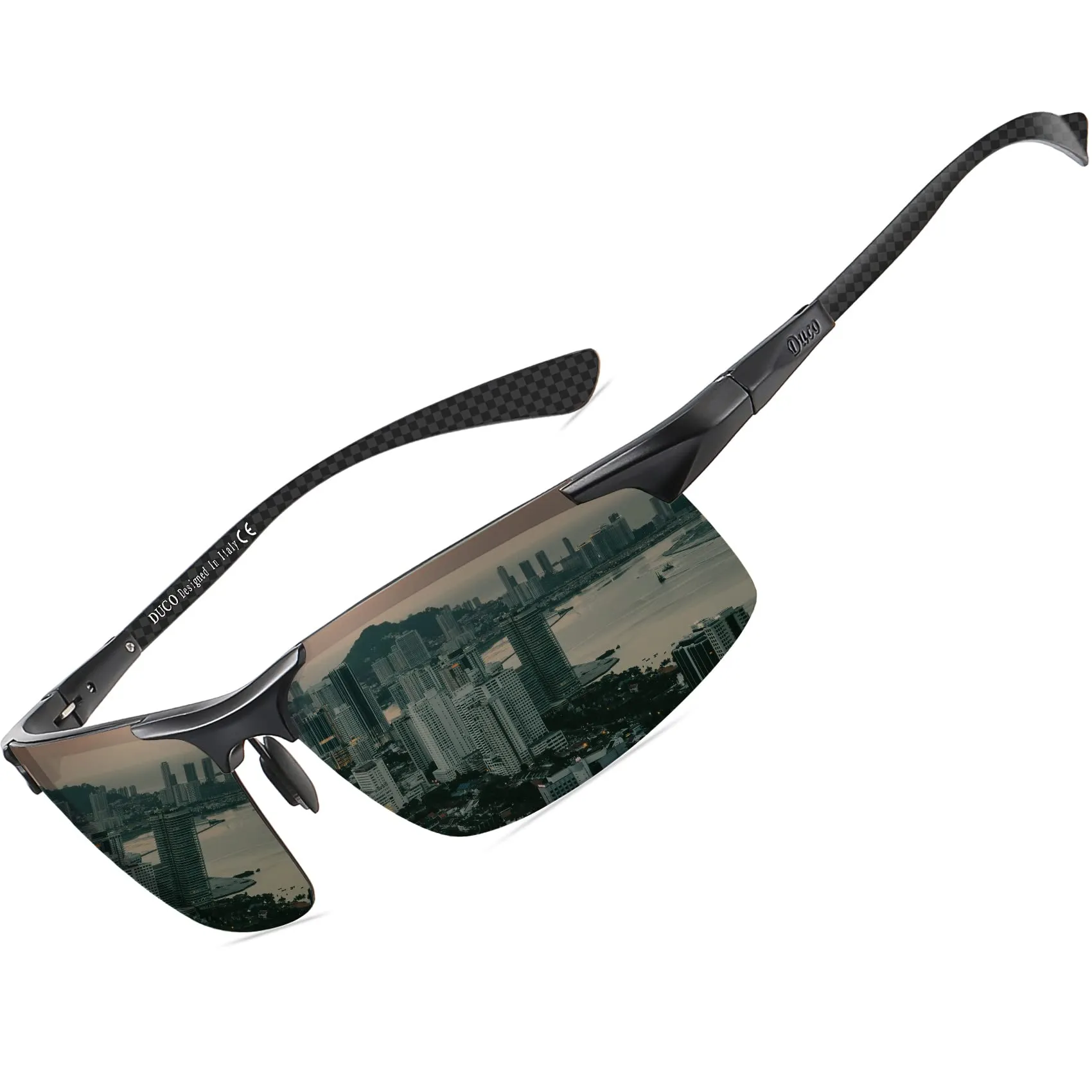 DUCO Men's Sports Polarized Driving Sunglasses for Men DC8277