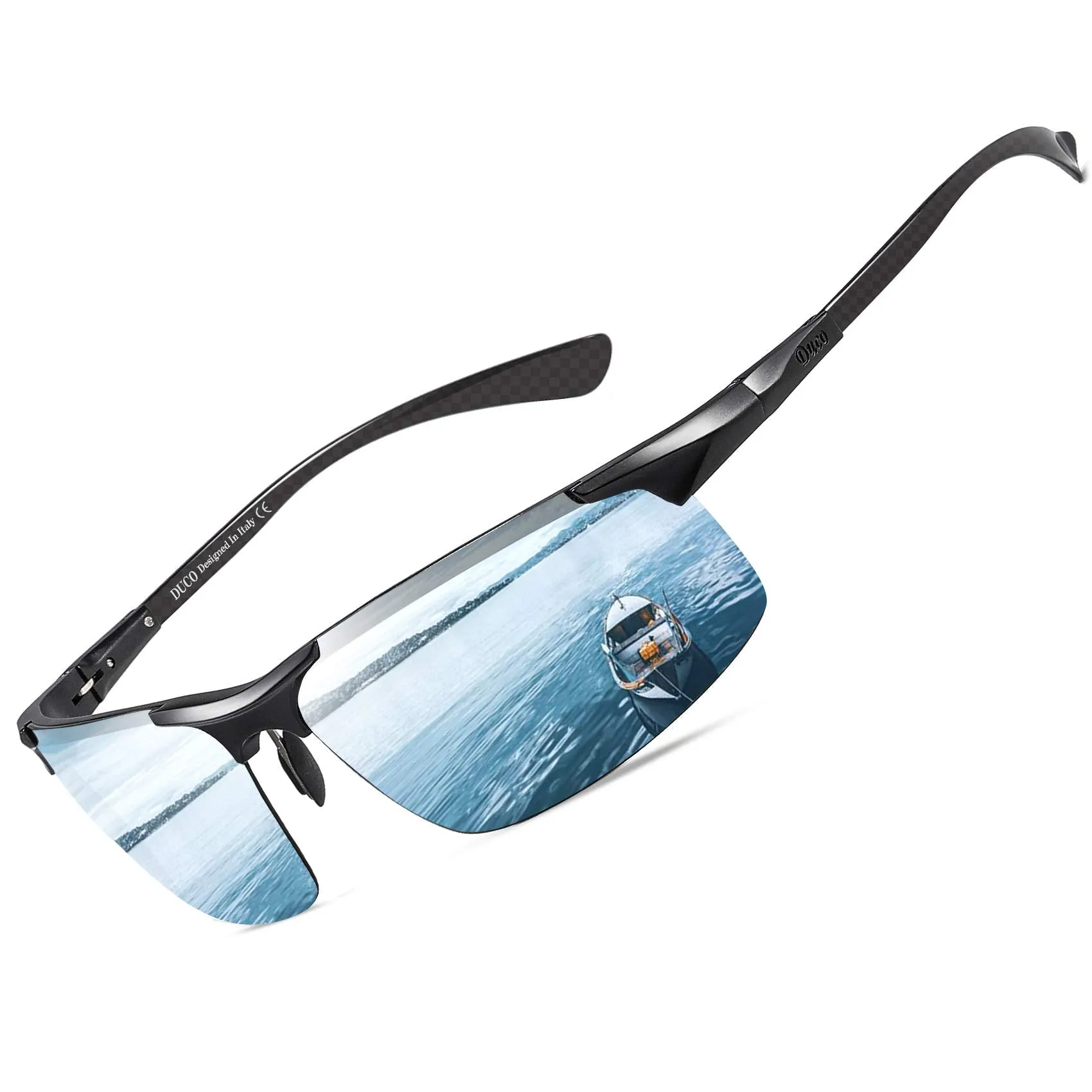 DUCO Men's Sports Polarized Driving Sunglasses for Men DC8277