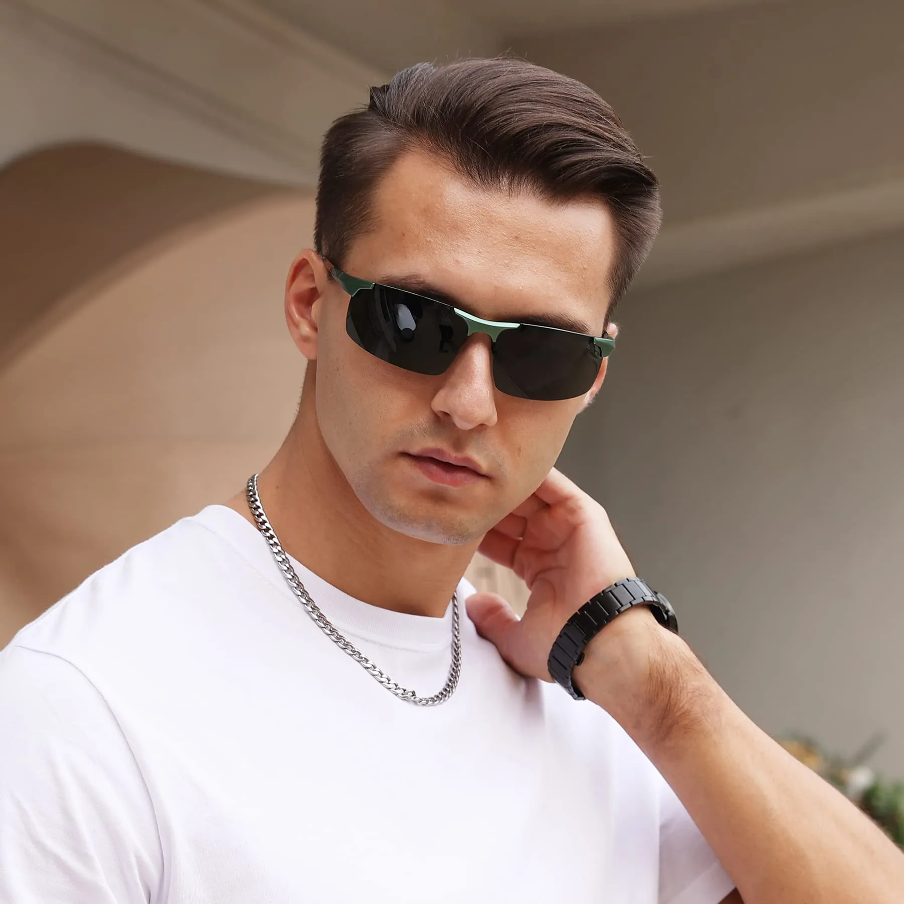 DUCO Men's Sports Polarized Driving Sunglasses for Men DC8277