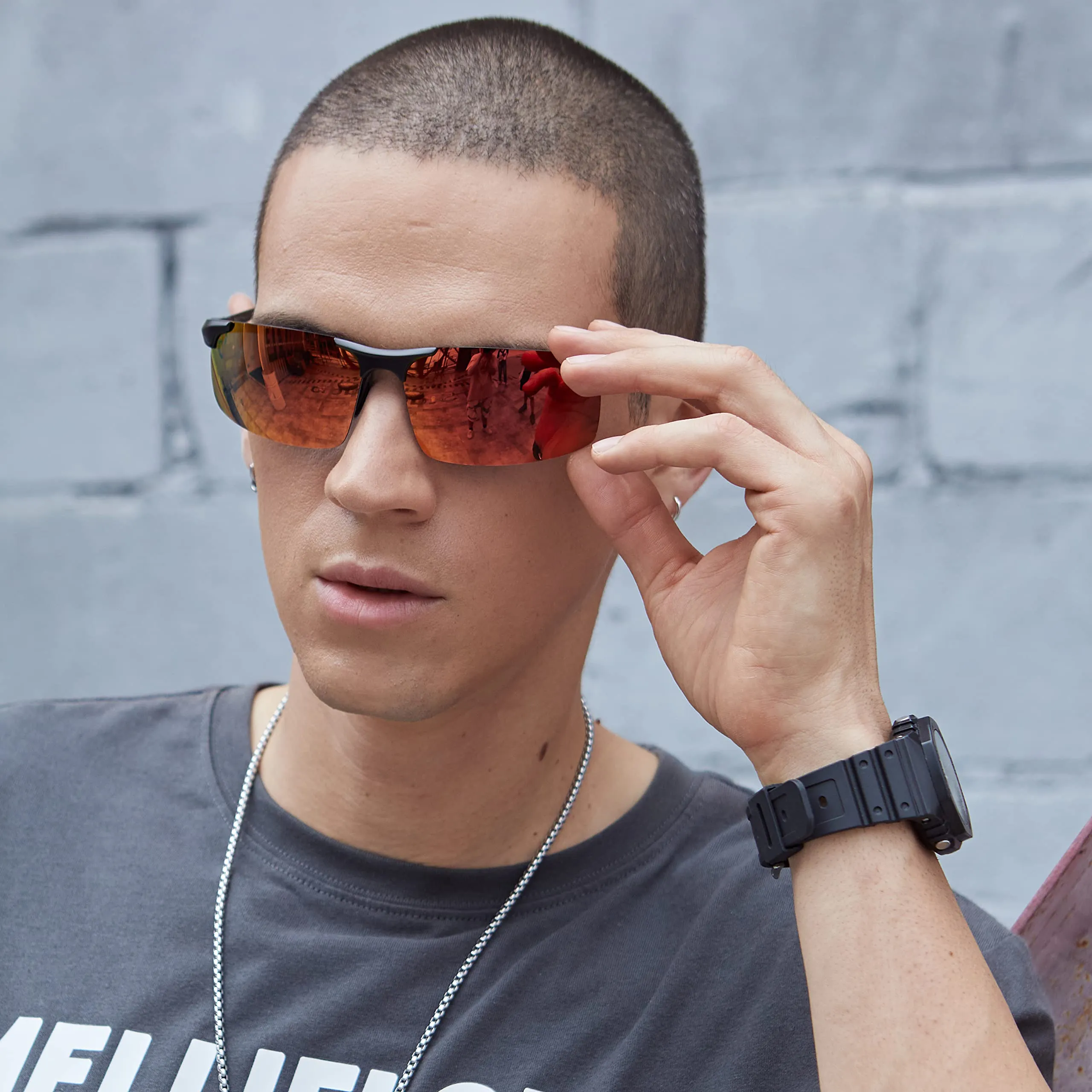 DUCO Men's Sports Polarized Driving Sunglasses for Men DC8277