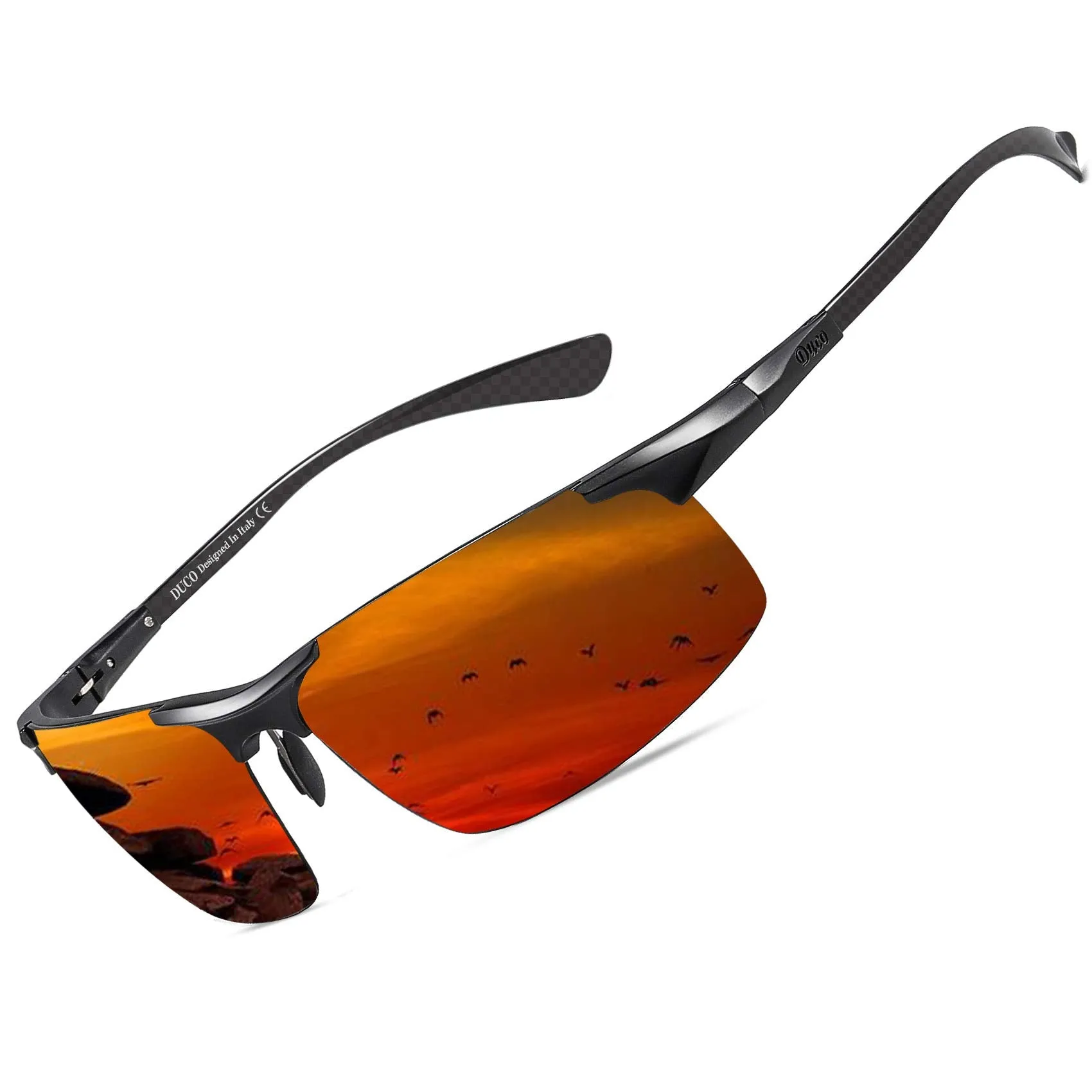DUCO Men's Sports Polarized Driving Sunglasses for Men DC8277