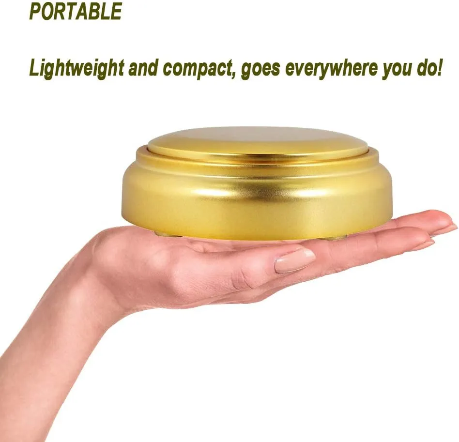 Easy Button Recordable Sound Talking Button Custom Office Desk Gag Gift 30 Seconds 2 AAA Batteries Included - Gold