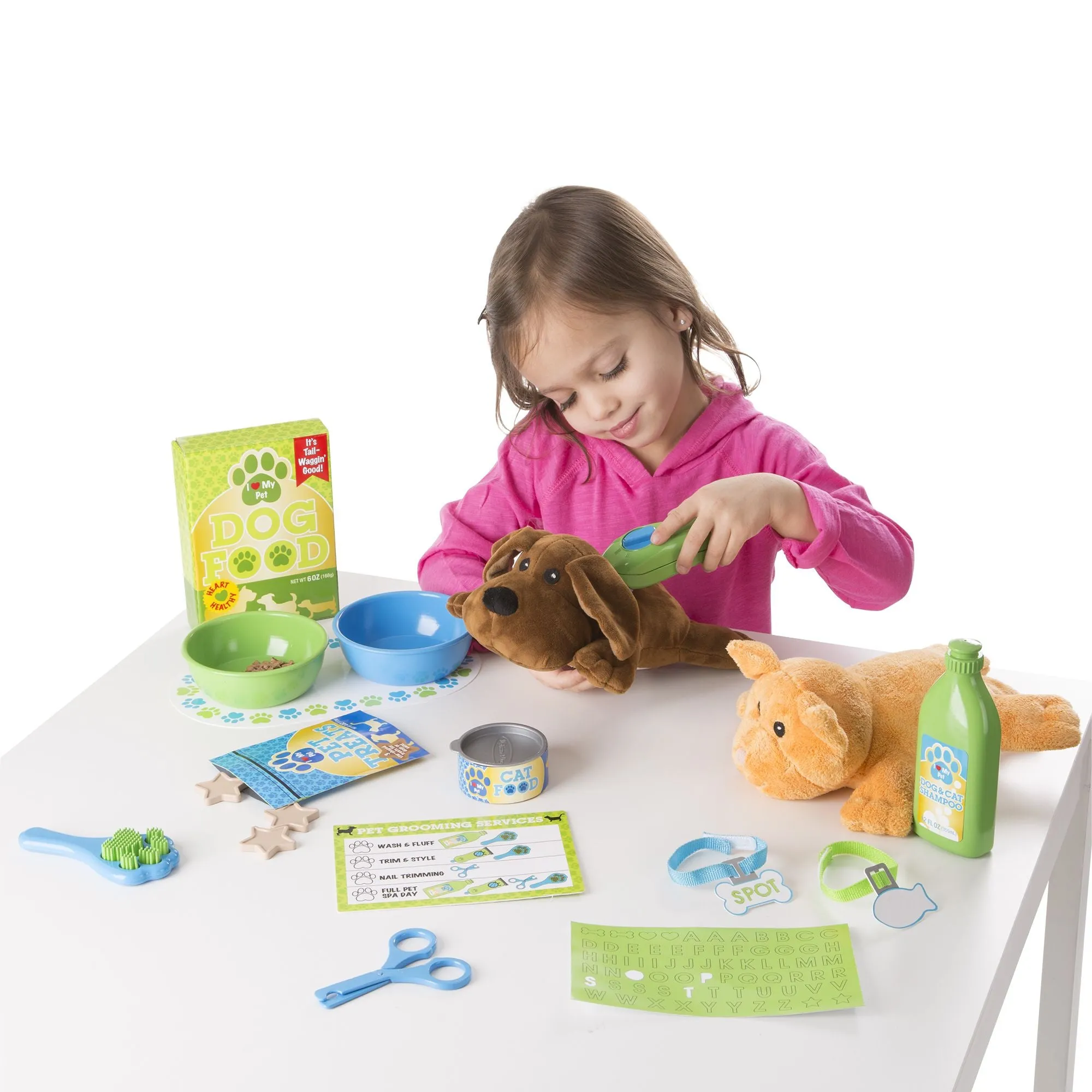 Feeding & Grooming Pet Care Play Set
