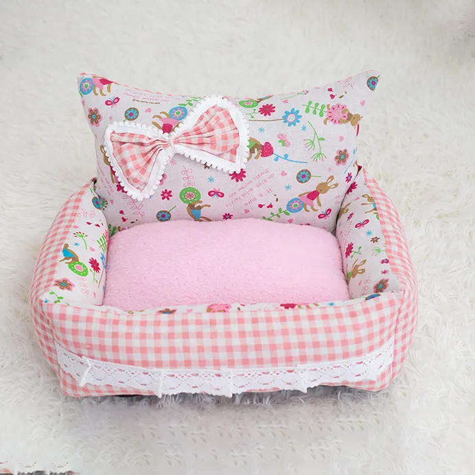 Fruit Print Pet Sofa Bed