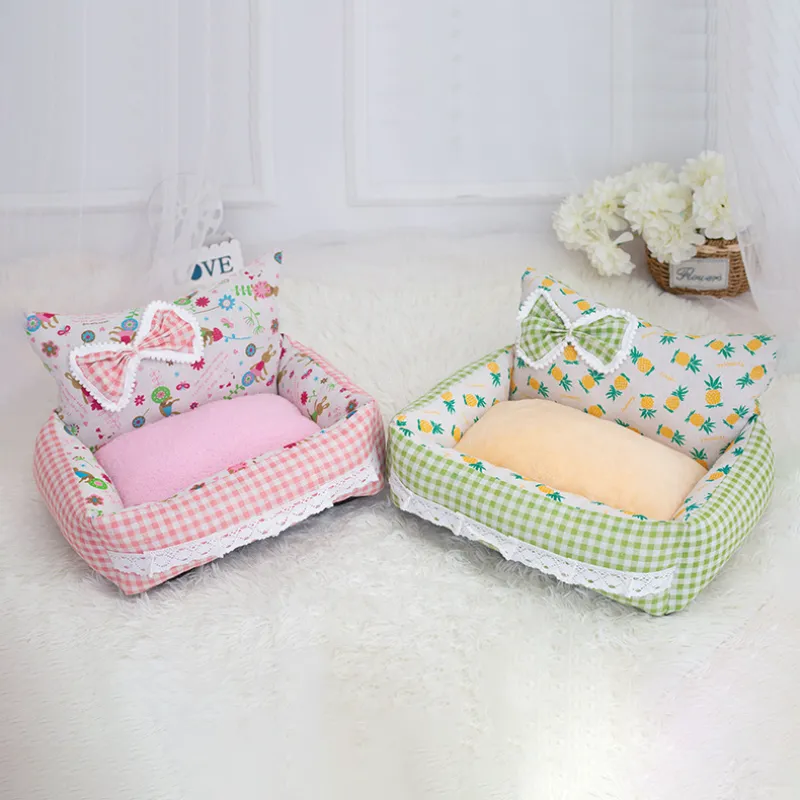 Fruit Print Pet Sofa Bed