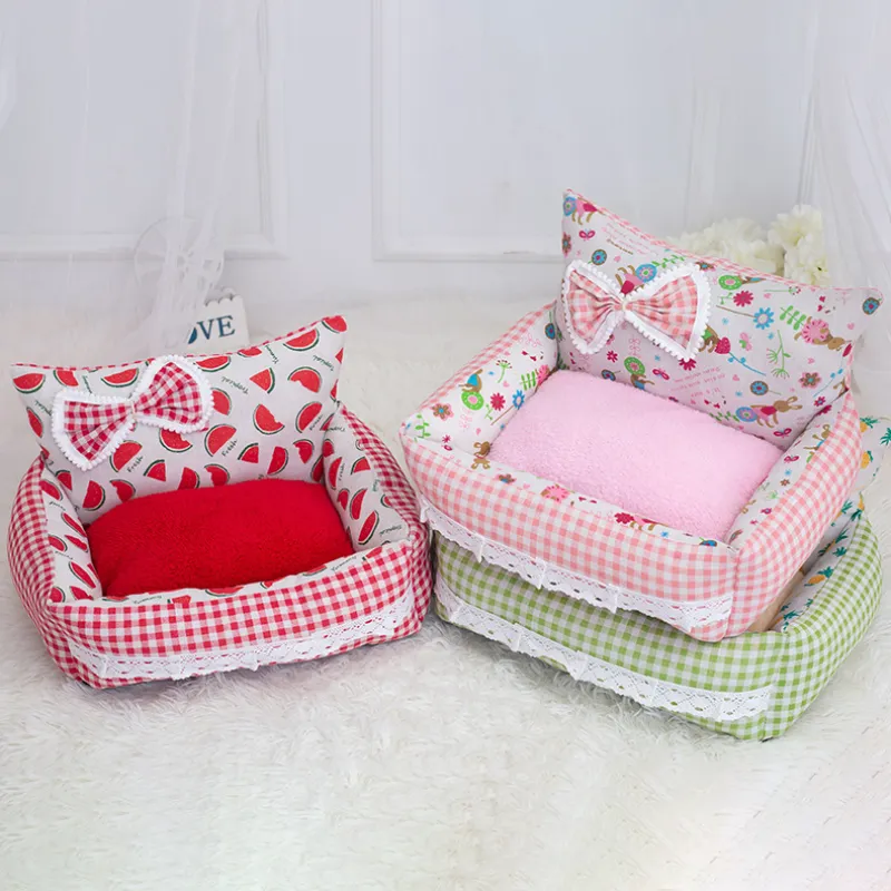 Fruit Print Pet Sofa Bed