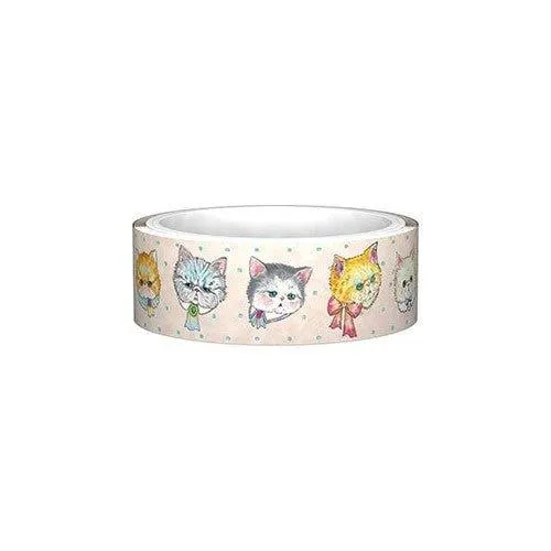 GAKKEN AR030 Franche lippee paper tape TOY cat flat face cat 15*7MM