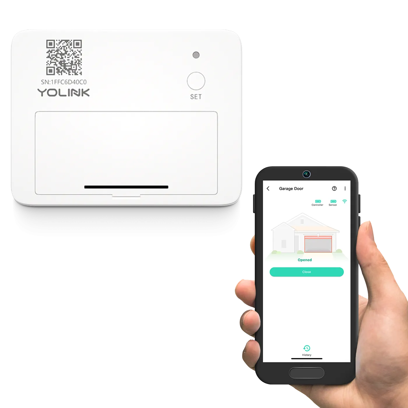 Garage Door Sensor, YoLink Hub Required