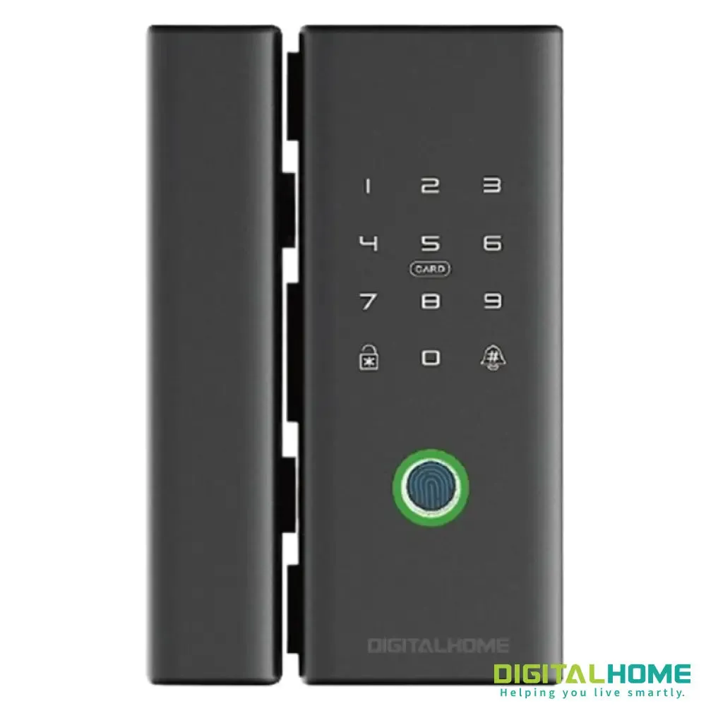 GL150 Smart Glass Door Lock with Fingerprint and Smartphone Access