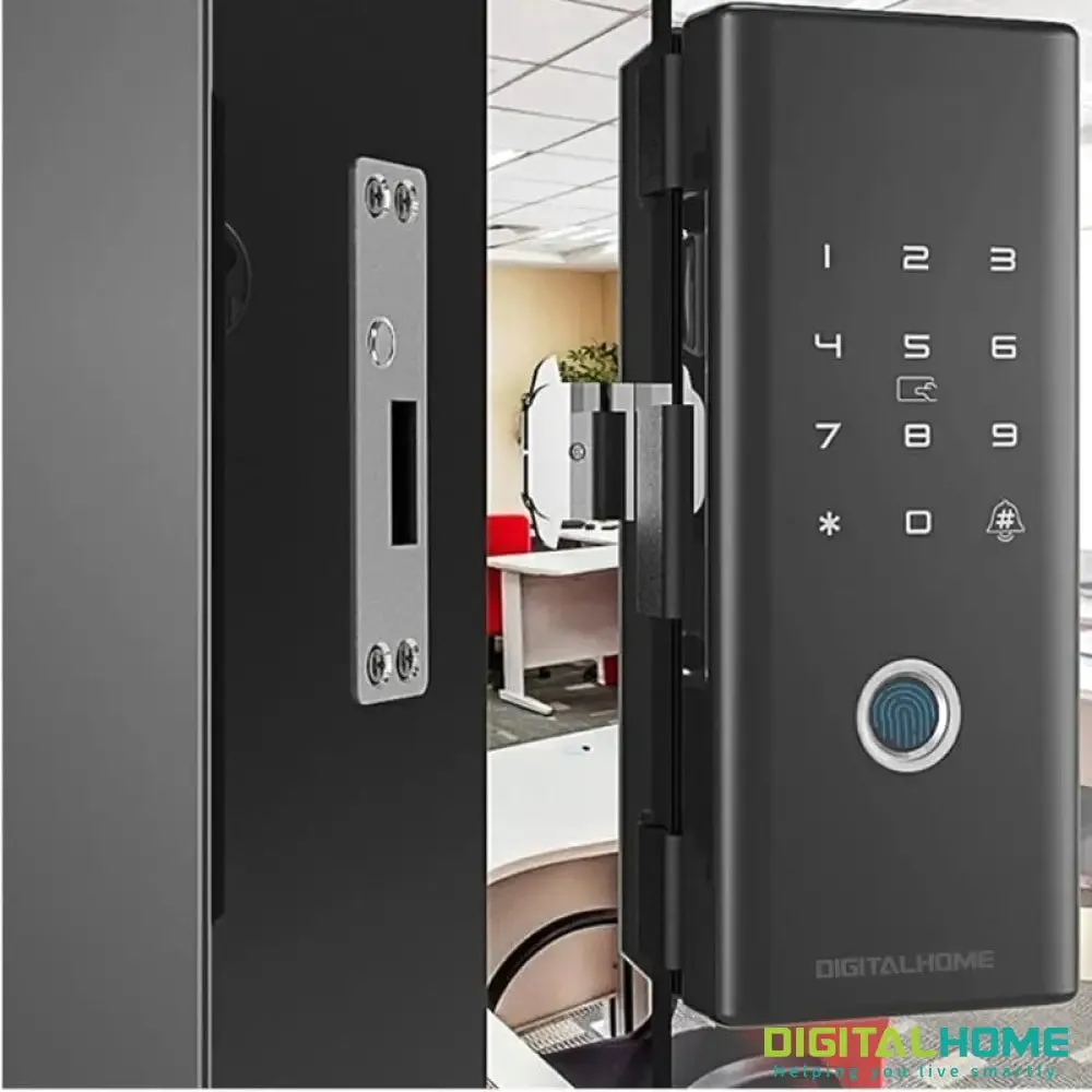 GL150 Smart Glass Door Lock with Fingerprint and Smartphone Access