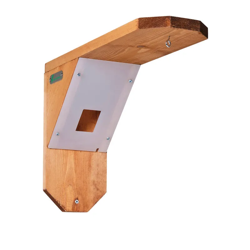 Green Feathers Bird Feeding Station with Waterproof Window