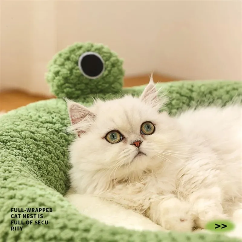 Green Frog Pet Bed