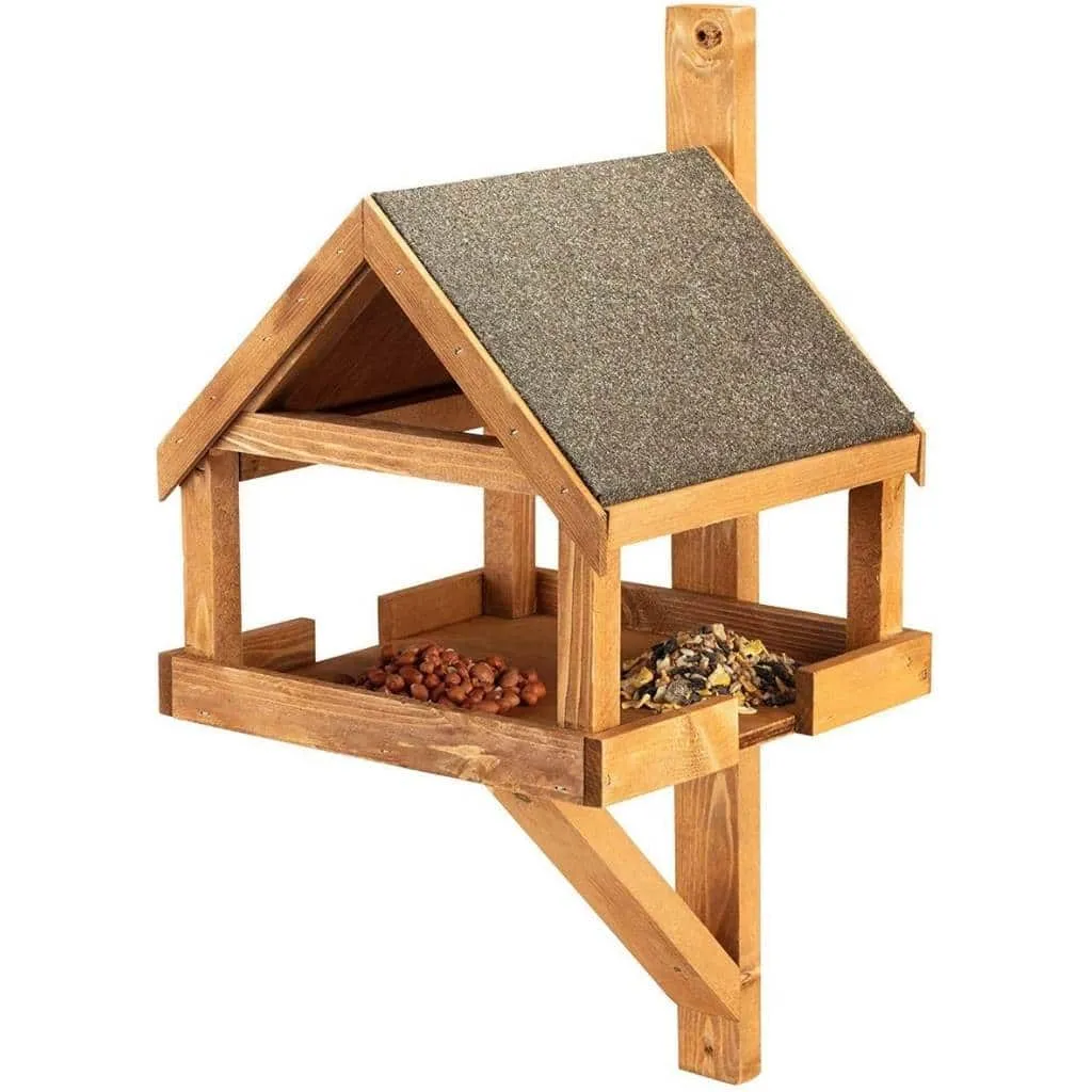 Hove Fence Wall Mounted Bird Table - Attaches to Fences and Walls