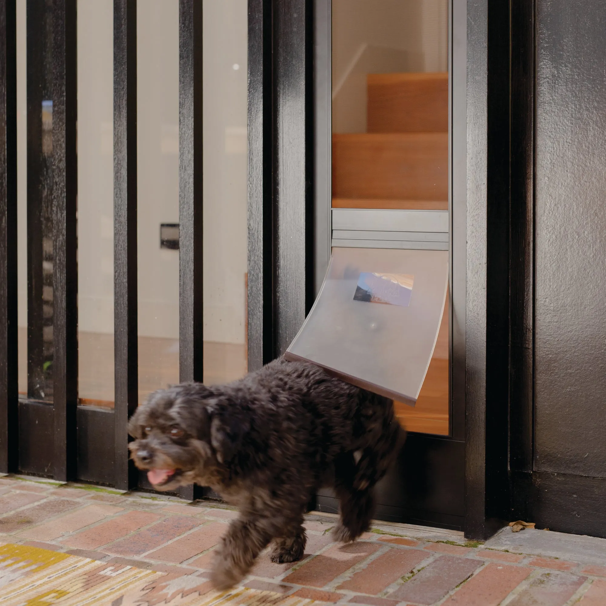 Mesh Patio Pet Door - Without Clear Weather Resistant Panels