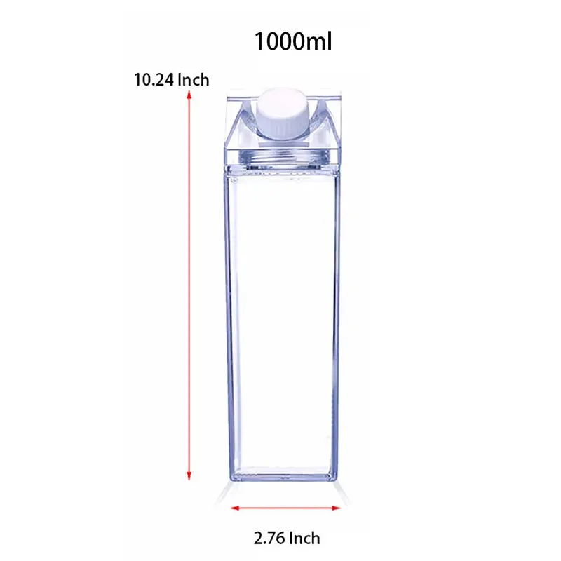 Milk Carton Plastic  Water Bottle  Plastic
