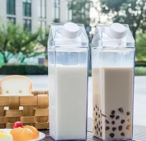 Milk Carton Plastic  Water Bottle  Plastic