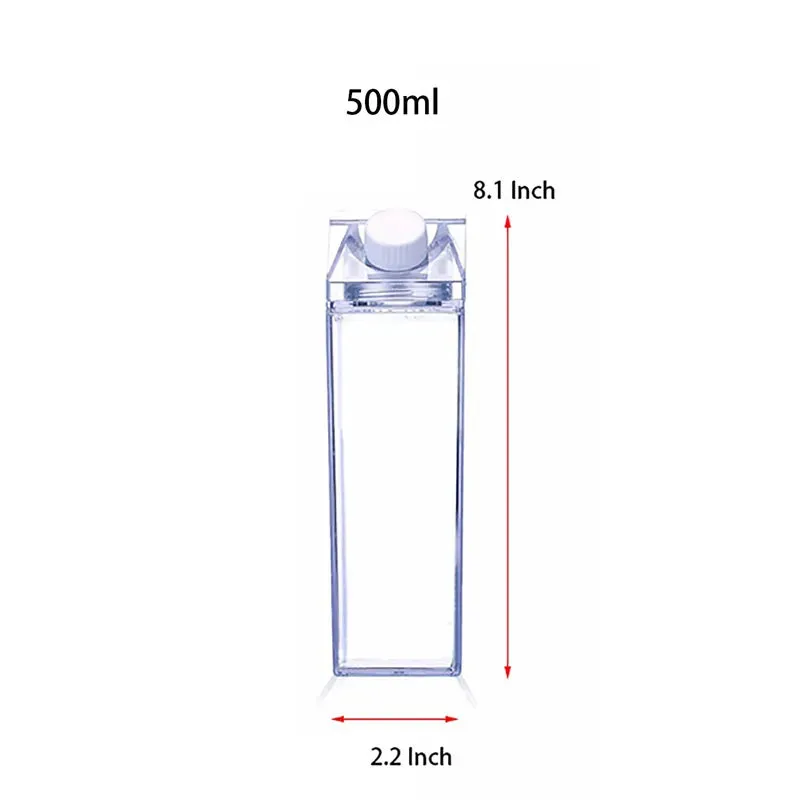 Milk Carton Plastic  Water Bottle  Plastic