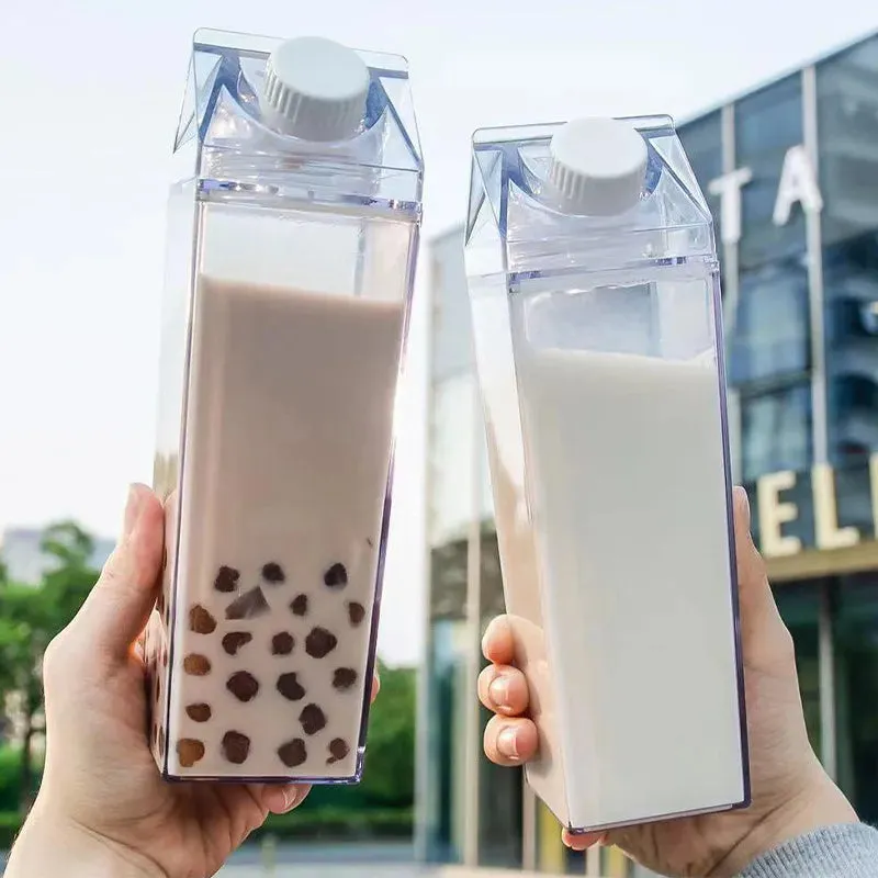 Milk Carton Plastic  Water Bottle  Plastic