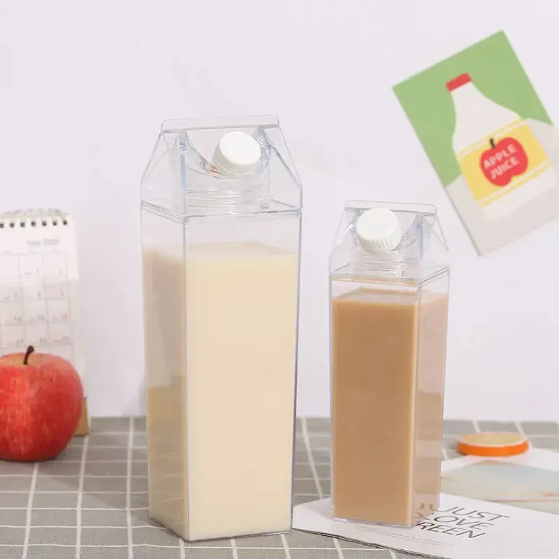 Milk Carton Plastic  Water Bottle  Plastic