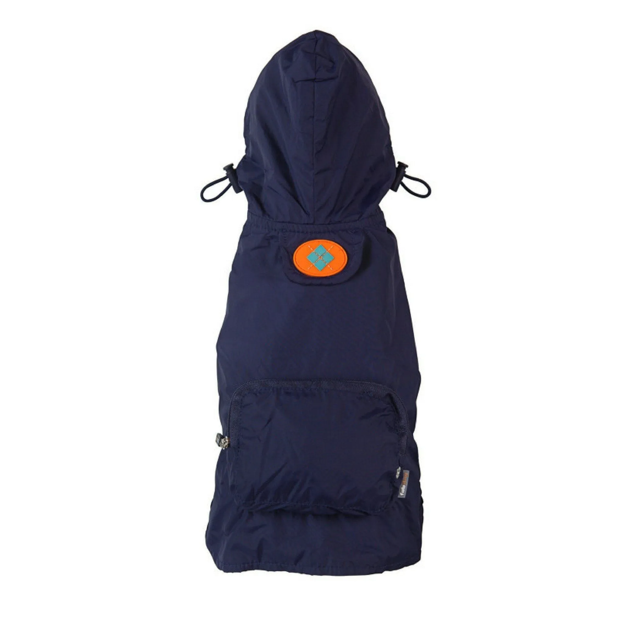 Packaway Argyle Dog Raincoat