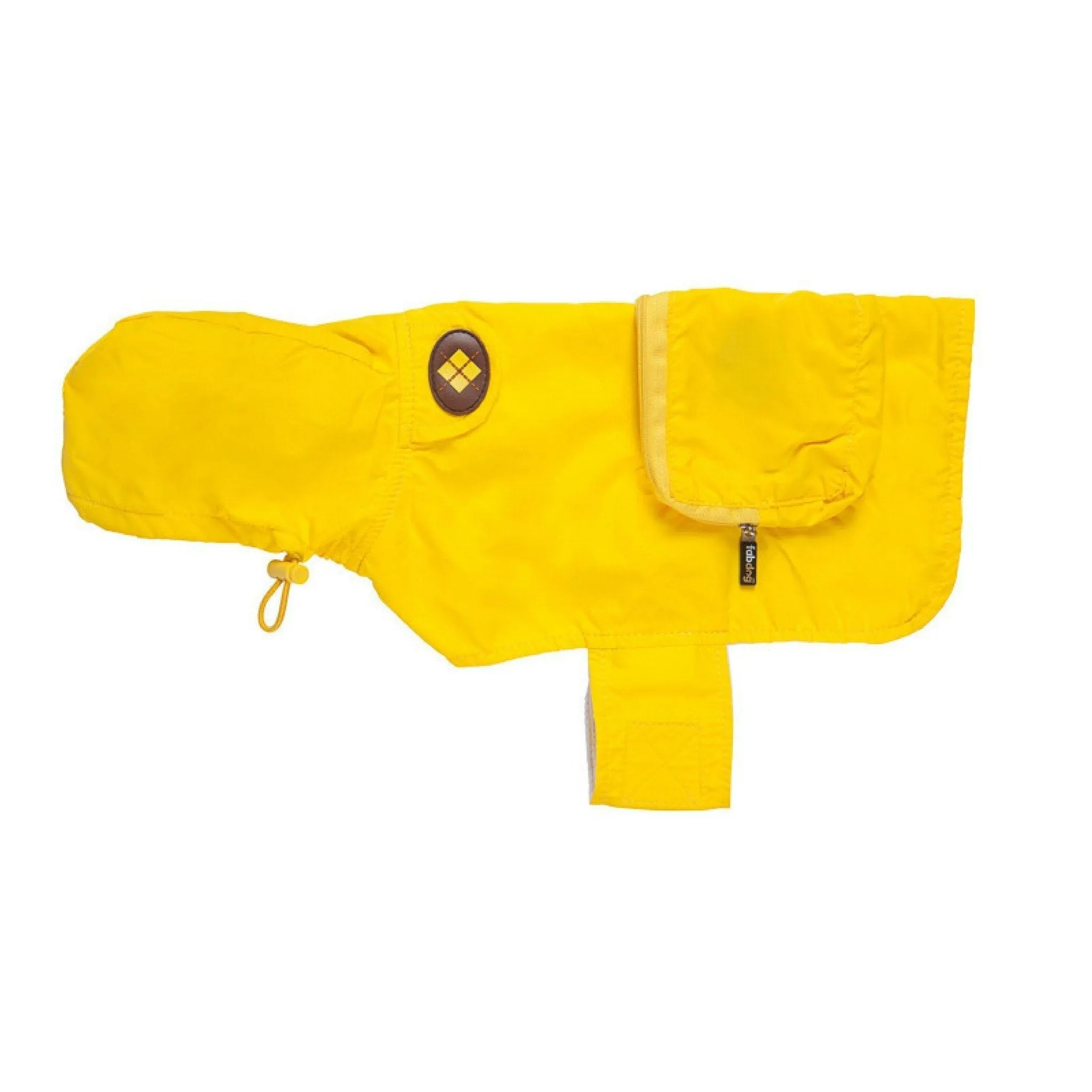 Packaway Argyle Dog Raincoat