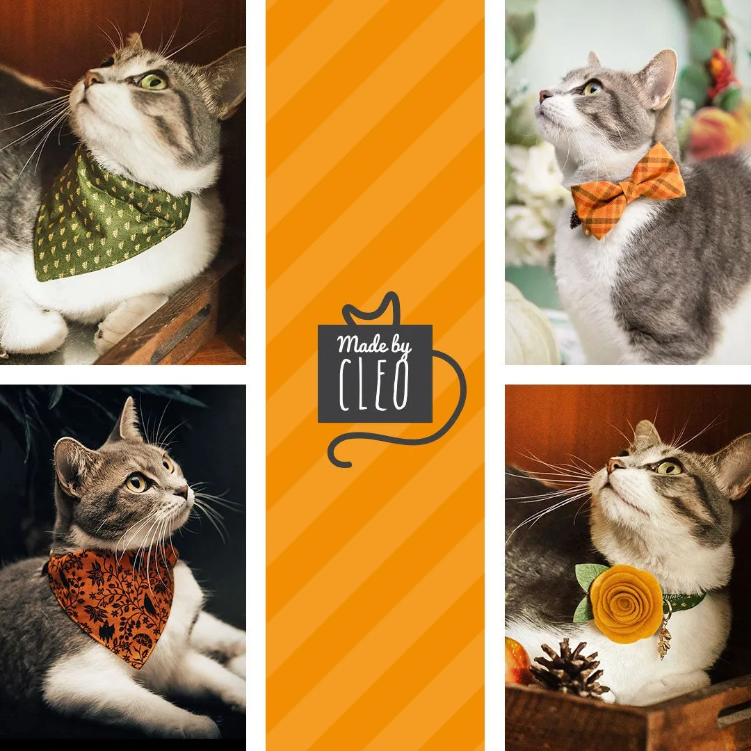 Pet Bow Tie - "Velvet - Lemon Yellow" - Light Yellow Velvet Bow Tie for Cat / For Cats   Small Dogs (One Size)